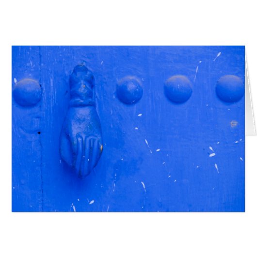 Blue Door Knocker Cards (Front Horizontal)