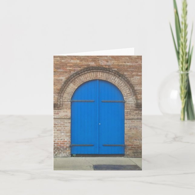 Blue Door Note Card (Front)
