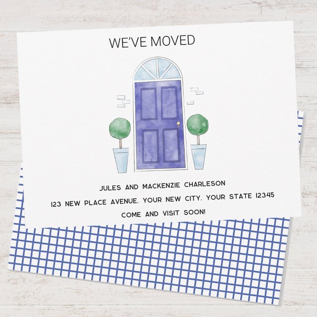 Blue Door We Have Moved New Home Announcement (Creator Uploaded)