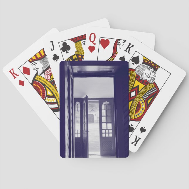 Blue doors poker cards (Back)