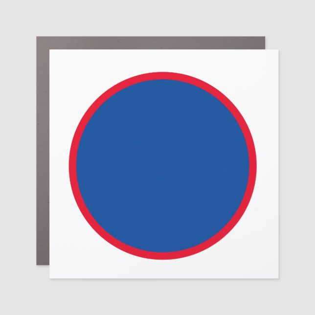 Blue Dot Bumper Car Magnet (Front)