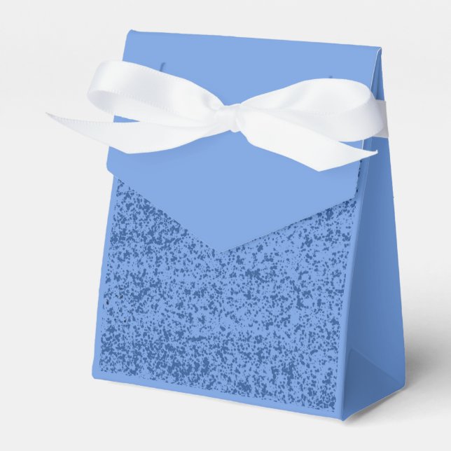 Blue Dot Chaos Favor Boxes (Front Side)
