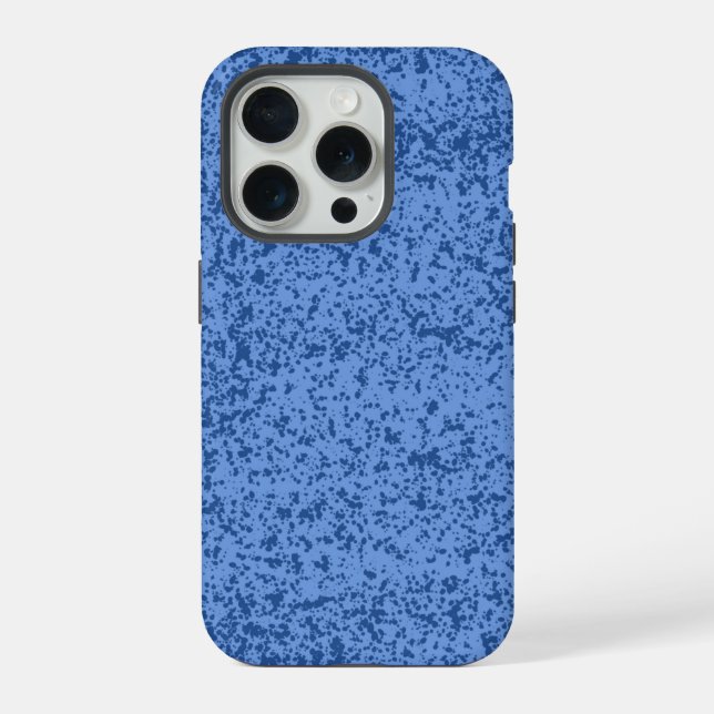 Blue Dot Chaos iPhone Case (Back)