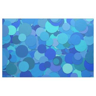 blue dot confetti fabric