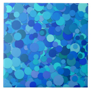 blue dot confetti tile