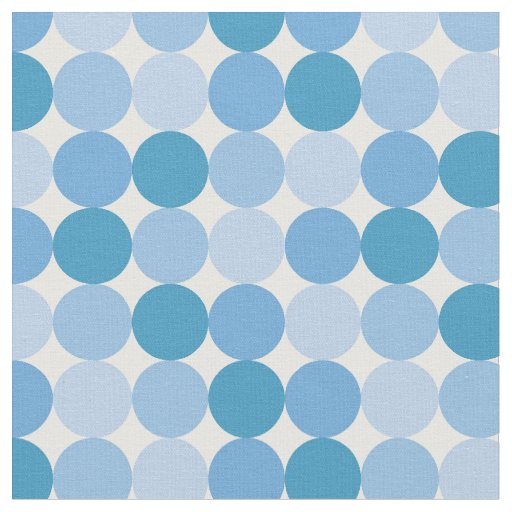 Blue Dot Pattern Fabric