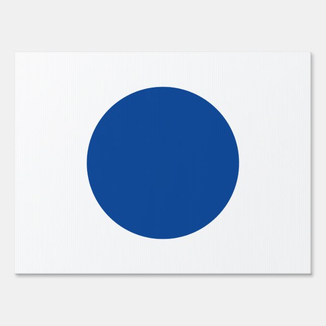 Blue Dot Sign (Front)