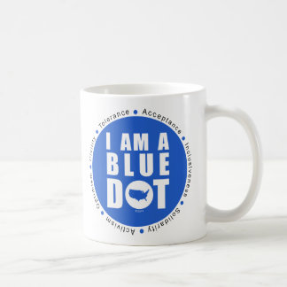 Blue Dot U.S.A. Coffee Mug