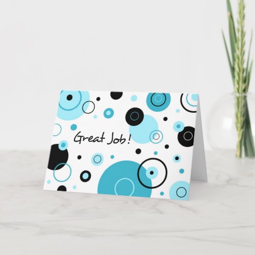 Blue Dots Administrative Professionals Day Card