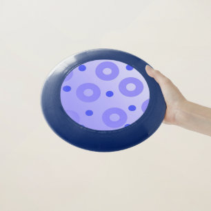 Blue Dots and Circles Wham-O Frisbee