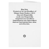 Blue Dots Collection Cards (Back)