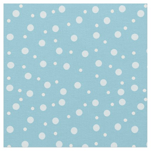 Blue Dots Fabric