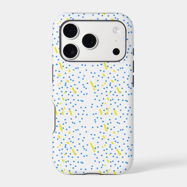 Blue Dots Meteor Shower  Case-Mate iPhone Case (Back)