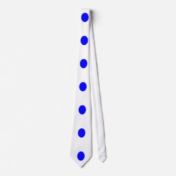 Blue Dots Neck Tie by freepaganpages at Zazzle