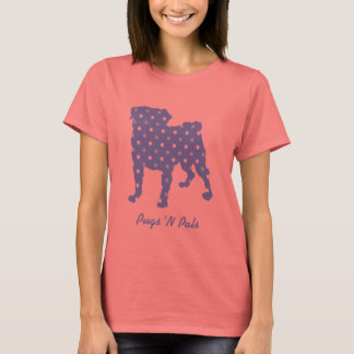 Blue Dots Pugs N Pals Tees