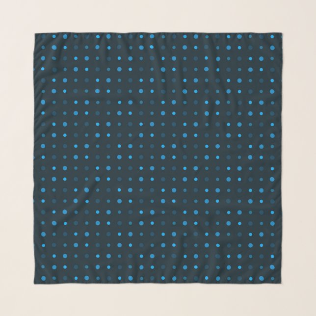 Blue dots  scarf (Front)