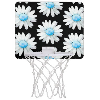 Blue Dotted Daisy's Mini Basketball Hoop