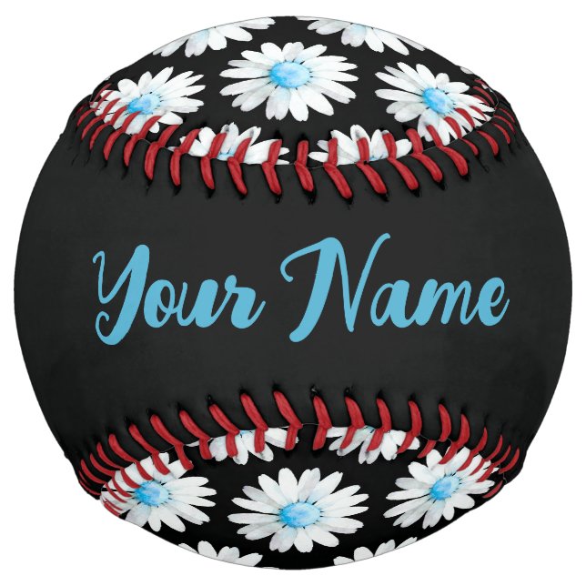 Blue Dotted Daisy's Softball (Back)