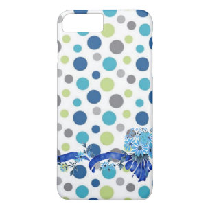 Blue Dotted Whimsical iPhone 8 Plus/7 Plus Case