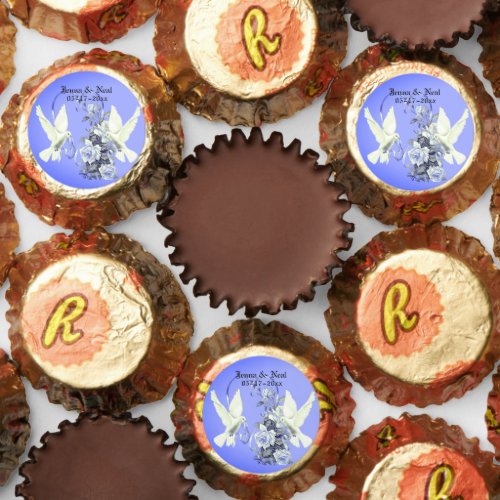 Blue Doves And Roses Reeses Peanut Butter Cups