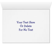 Blue Dragon And Balloons Card (Inside Horizontal (Bottom))