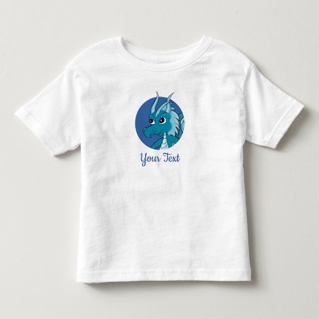 Blue Dragon artoonT-Shirt Toddler T-shirt (Front)