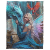 Blue Dragon Blanket