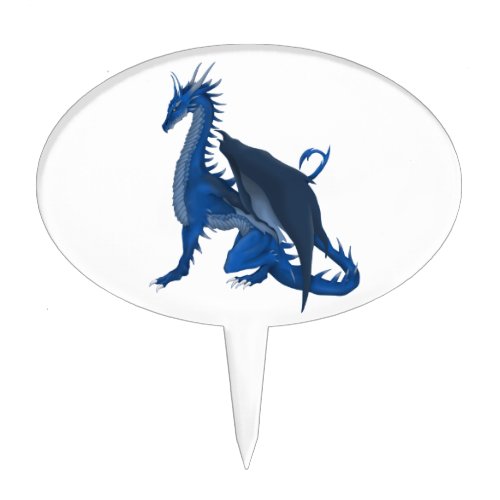 Blue Dragon Cake Topper