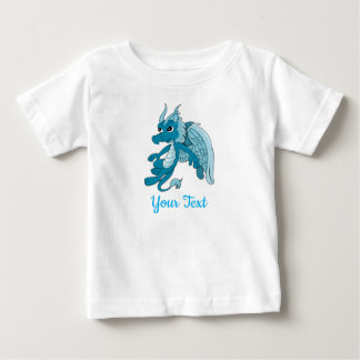 Blue Dragon Cartoon Baby T-Shirt
