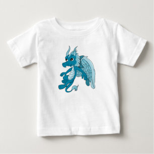 Blue Dragon Cartoon Baby T-Shirt