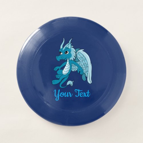 Blue Dragon Cartoon Wham_O Frisbee