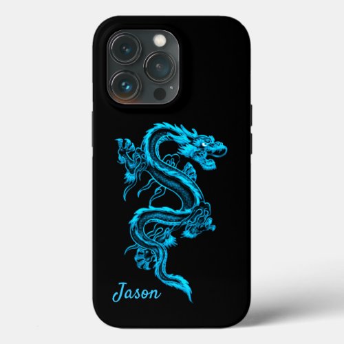 Blue Dragon iPhone 13 Pro Case