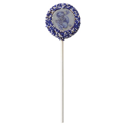 Blue Dragon Chocolate Covered Oreo Pop