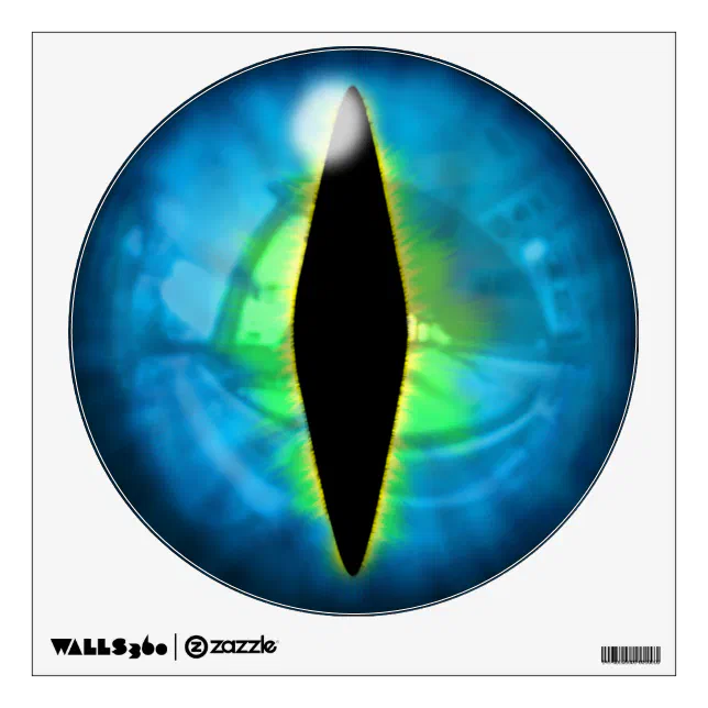 Blue Eye Stickers, Zazzle