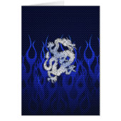 Blue Dragon in Chrome Carbon Fiber Styles (Front)