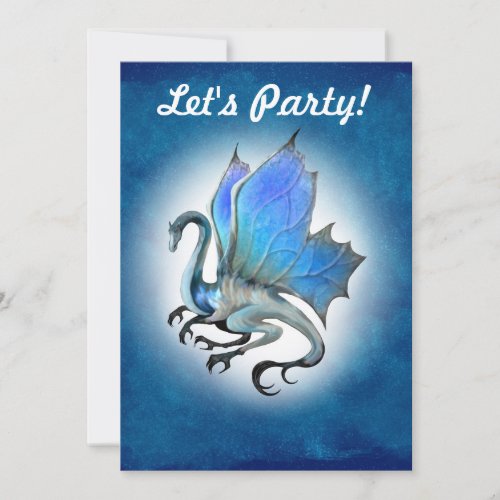 Blue Dragon Invitation