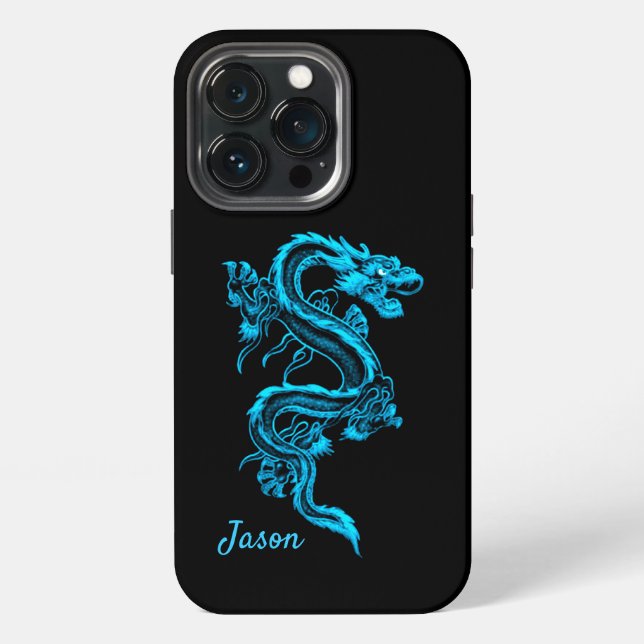 Blue Dragon Iphone Case (Back)