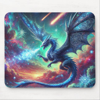 Blue Dragon Mouse Pad