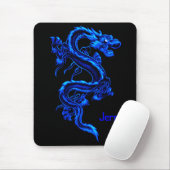 Blue Dragon Mousepad | Zazzle