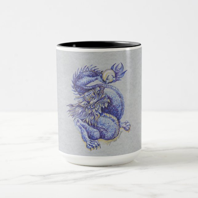 Blue Dragon Mug (Center)