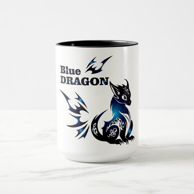 Blue Dragon Mug (Center)