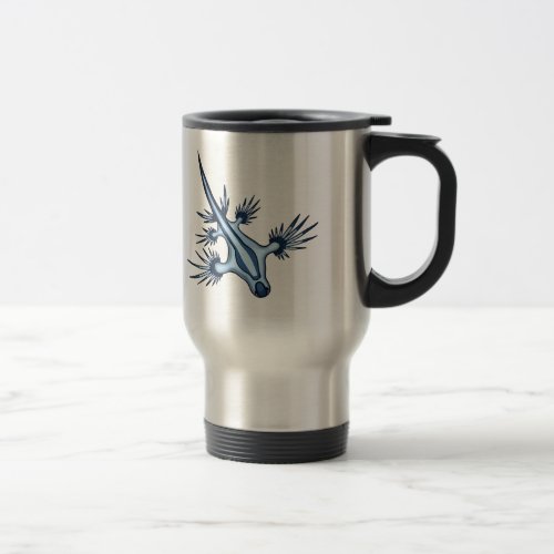 Blue Dragon Nudibranch Travel Mug