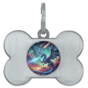 Blue Dragon Pet ID Tag