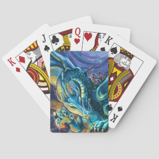 Blue Dragon Rider Poker Cards