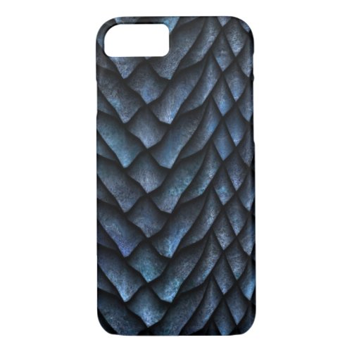 Blue Dragon Scale Design iPhone 87 Case