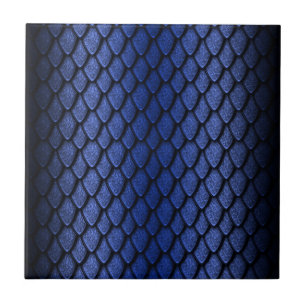 Blue Dragon Scales Tile