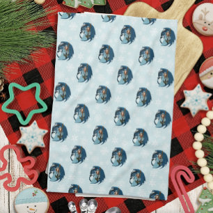 Blue Dragon Sorceress Snowflakes Kitchen Towel