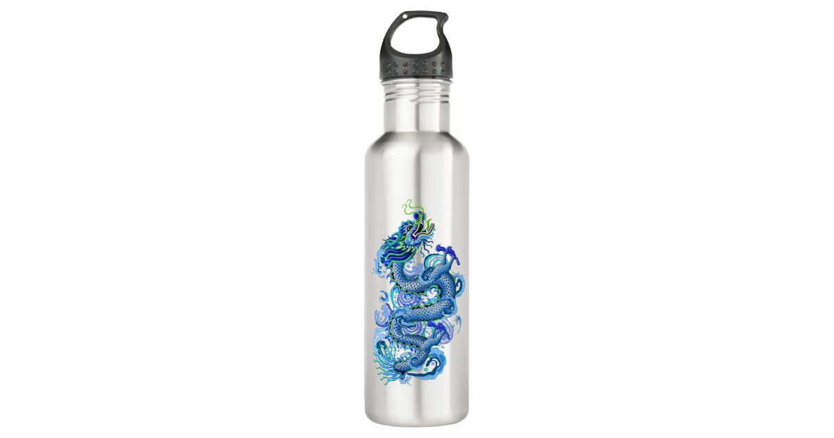 Blue Dragon Stainless Steel Water Bottle Zazzle Com