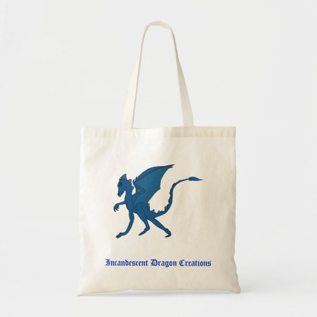 Blue Dragon Tote - by IDC Bag (Front)
