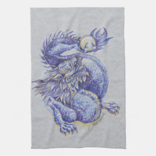 Blue Dragon Towel